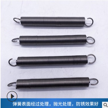 东莞弹簧工厂儿童镀锌带钩蹦床拉簧 拉伸弹簧 电批弹簧拉门图2