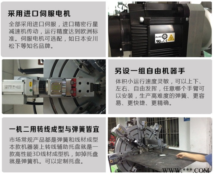 东莞小型数控电脑弹簧机 3D线材成型机厂家