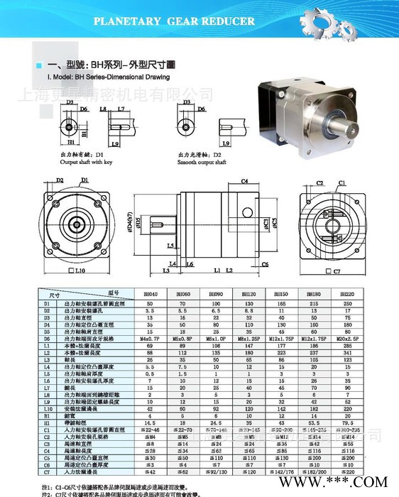 CBT减速机 BH120L2-12  弹簧机专用减速机  台湾行星减速机