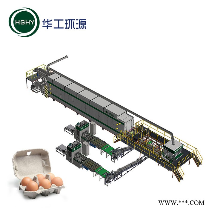 高品质纸浆模塑成型机蛋托,蛋盒机，蛋托生产线、纸浆蛋托成型机图1