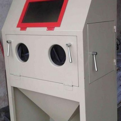 YC-9060小型手动喷砂机铸造件冲压件热件去氧化皮自动喷砂机