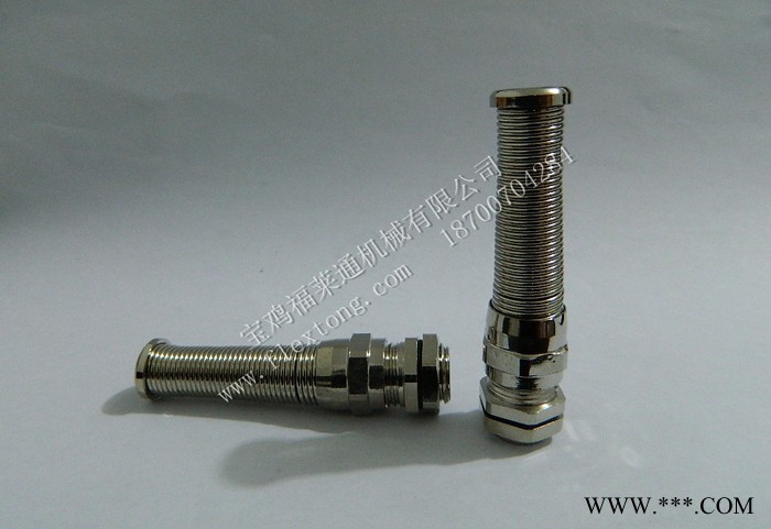 福莱通 CGB-M16W 弹簧接头 夹紧电缆防水防尘格兰头 防折弯弹簧电缆接头生产加工图1