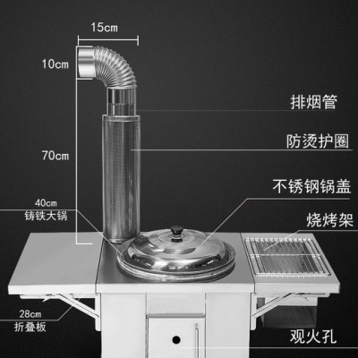 亿鑫旺不锈钢柴火炉家用柴火灶农村家用带水箱炉子取暖炉