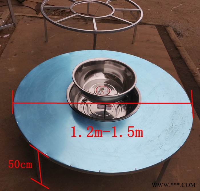 火锅桌台烤火桌面冬日火炉吊锅桌台定制湖北罗田胜利吊锅台面桌子