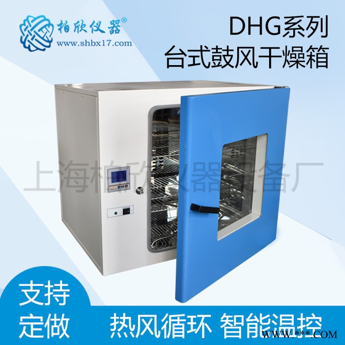 供应柏欣仪器DHG-9055A台式300度电热恒温鼓风干燥箱电子类烘箱上海老化箱图1