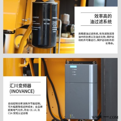 冠锋GF30EPM两馺压缩螺杆空压机 22千瓦双螺杆永磁变频空压机节能省电