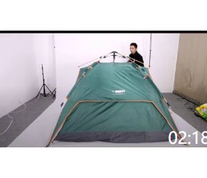 探险者弹簧帐篷视频