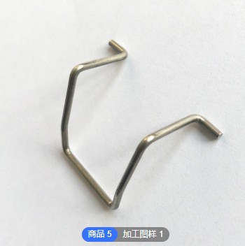 川大工厂销售0.3-8.0线径不锈钢丝铁丝折弯线成型加工异形弹簧
