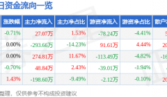 股票行情快报：山东钢铁（600022）7月19日主力资金净买入27.07万元